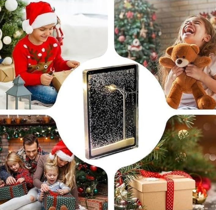 DIY Snowy Street LED Lamp - Perfect Winter Decor